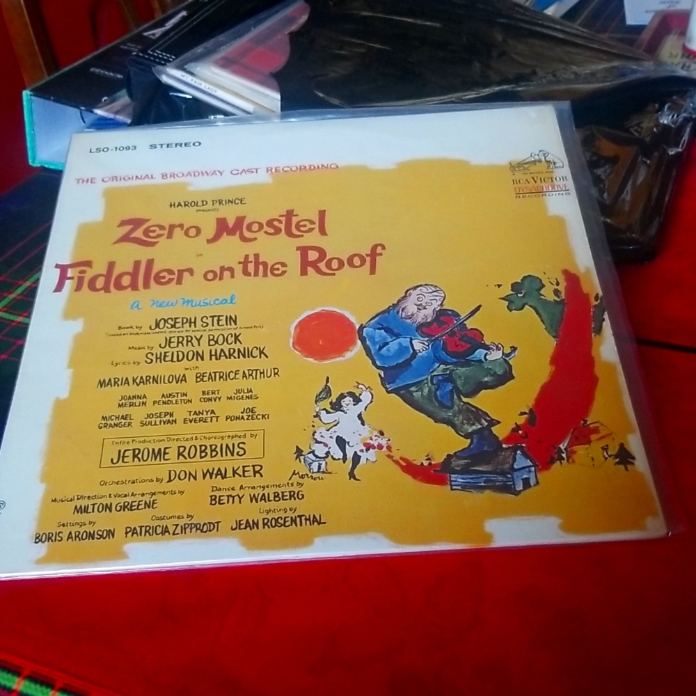 10/$10   Broadway Cast Recording Fiddler on the Roof LP